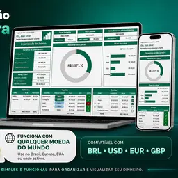 Planilha de Organização Financeira Automática (PAGAMENTO ÚNICO) de  ̶R̶$̶1̶4̶7̶,̶0̶0̶ por